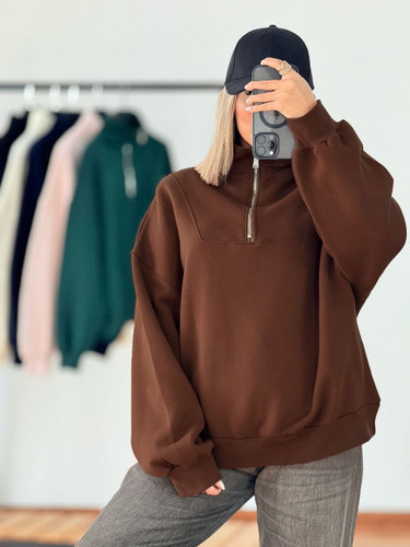 دورس نیم زیپ پنبه