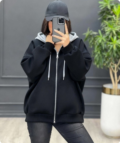 سوئیشرت کلاه دار