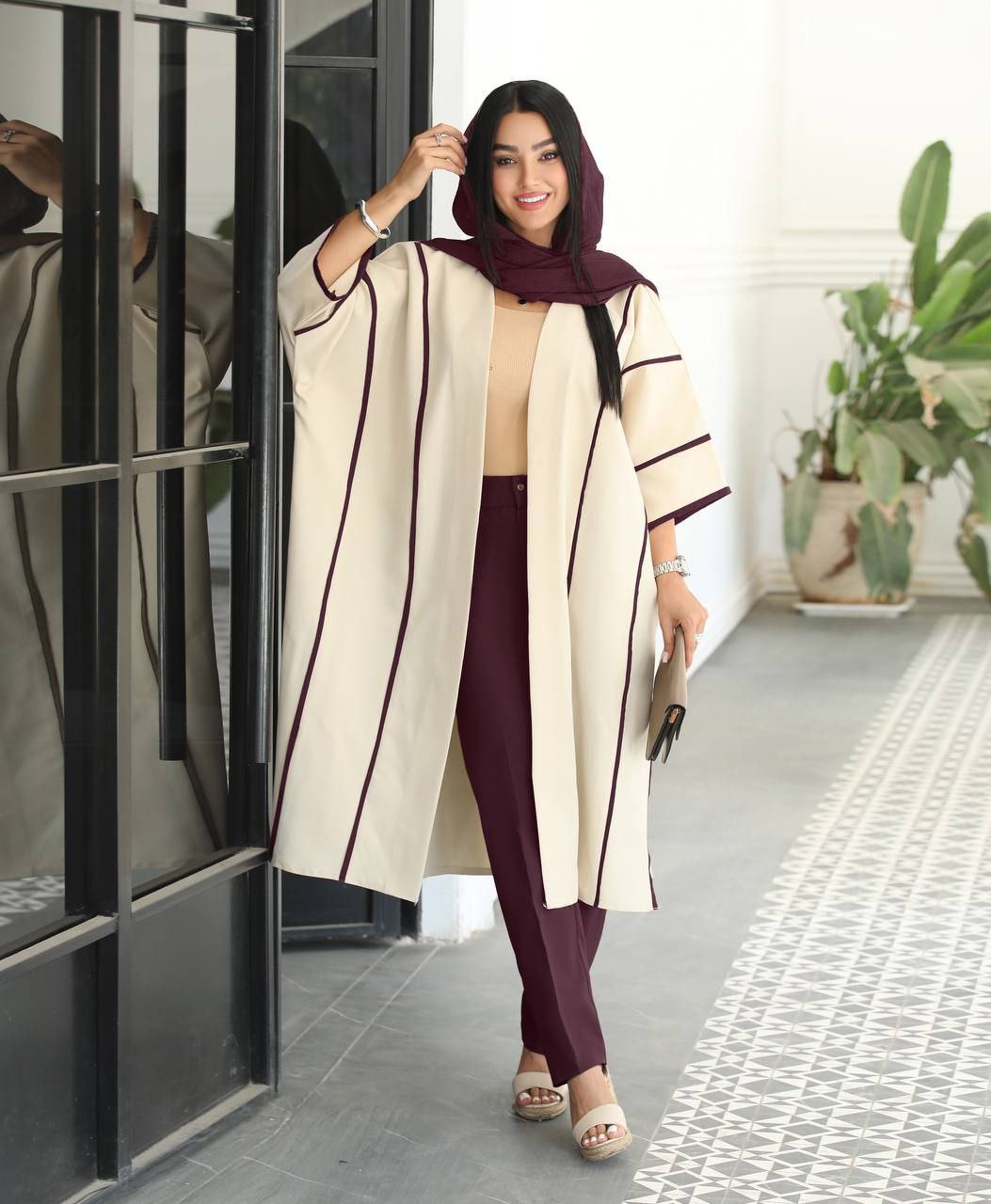 ست  مانتو شلوارستاره