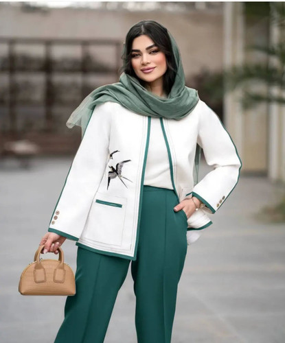 ست مانتو شلوار پرستو😍