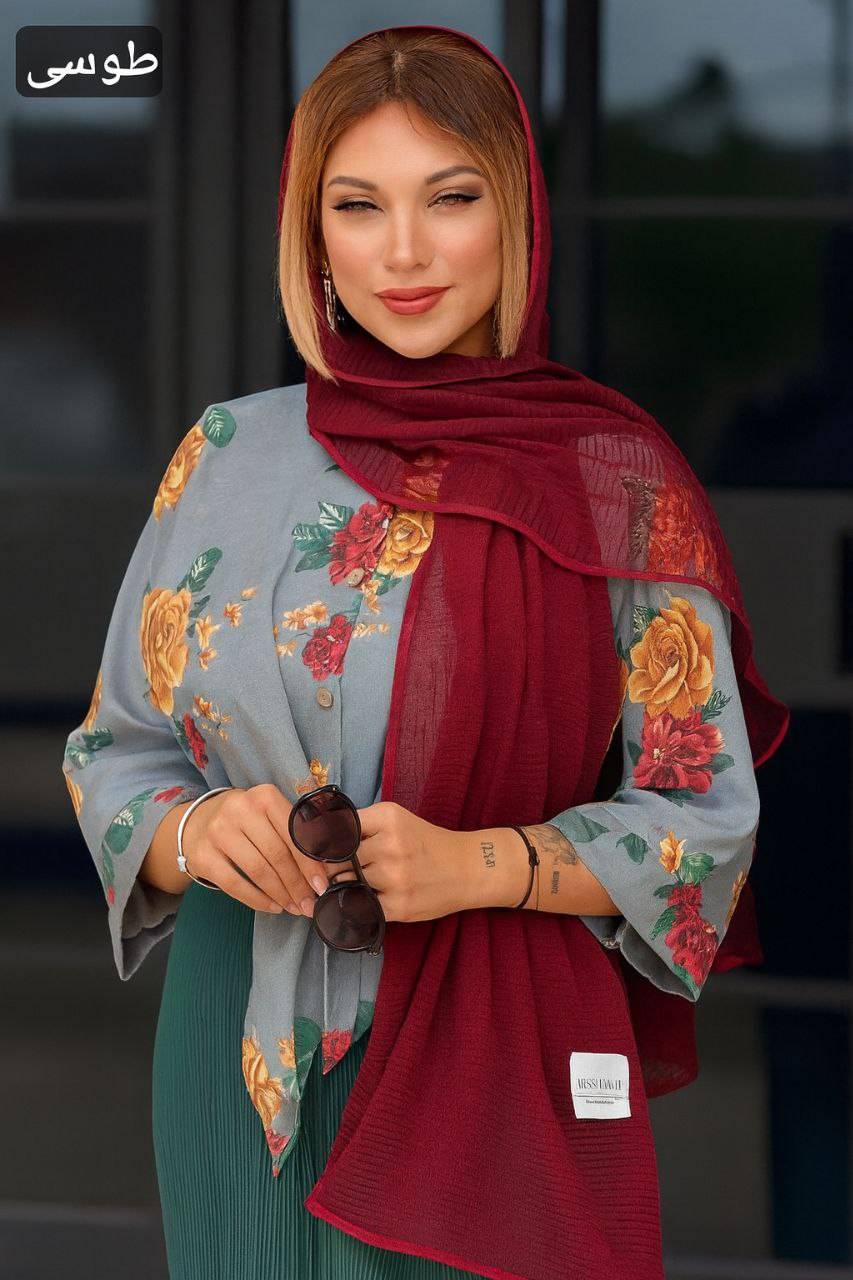 شومیز مانتویی گلرخ جذاب کد 7429✅🌙