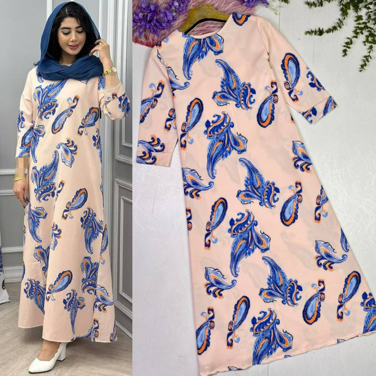 پیراهن بهاری و زیبای غزل کد 7629 ماه بانو🦋✨