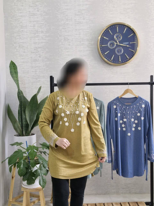 تونیک زیبا شکوفه در رنگ بندی کد 5624 ماه بانو✅🛍️