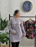 تونیک زیبا شکوفه در رنگ بندی کد 5624 ماه بانو✅🛍️