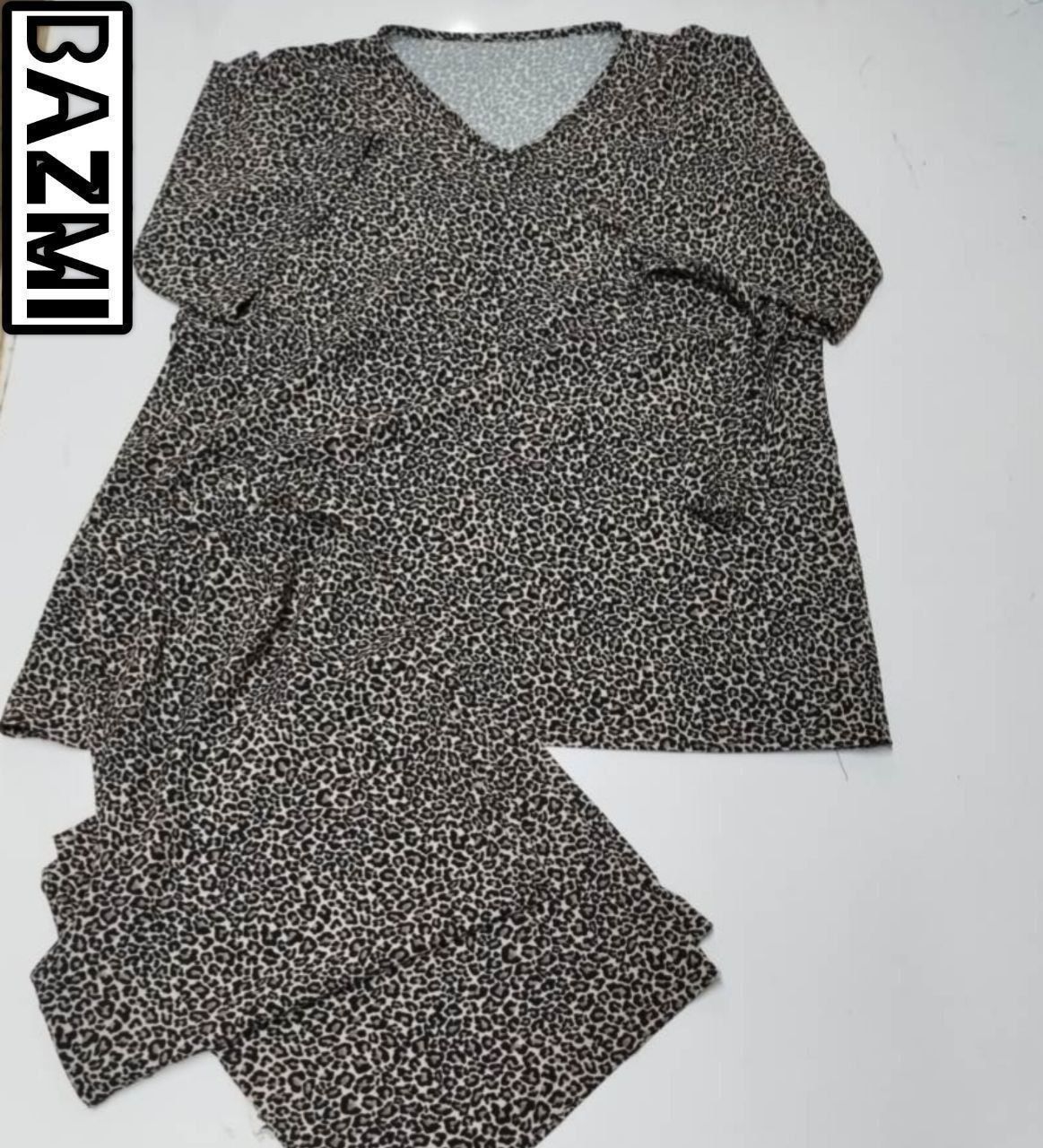 ست بلوز و شلوار پلنگی 💯🛍🎀۳۳۱۵بزمی