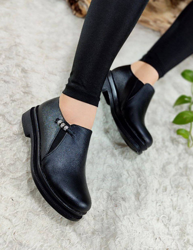 کفش طبی مدل مروارید سمباده کد 75269 شریف