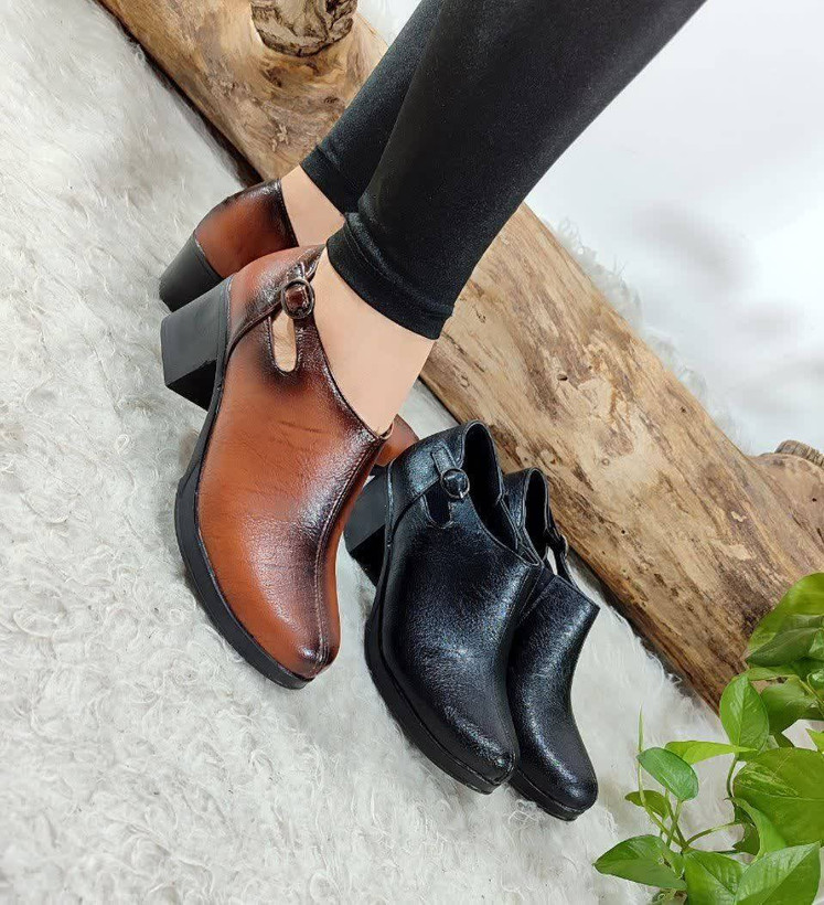 کفش طبی اداری مدل ژوپیتر پیک در دو رنگ کد 75236 شریف