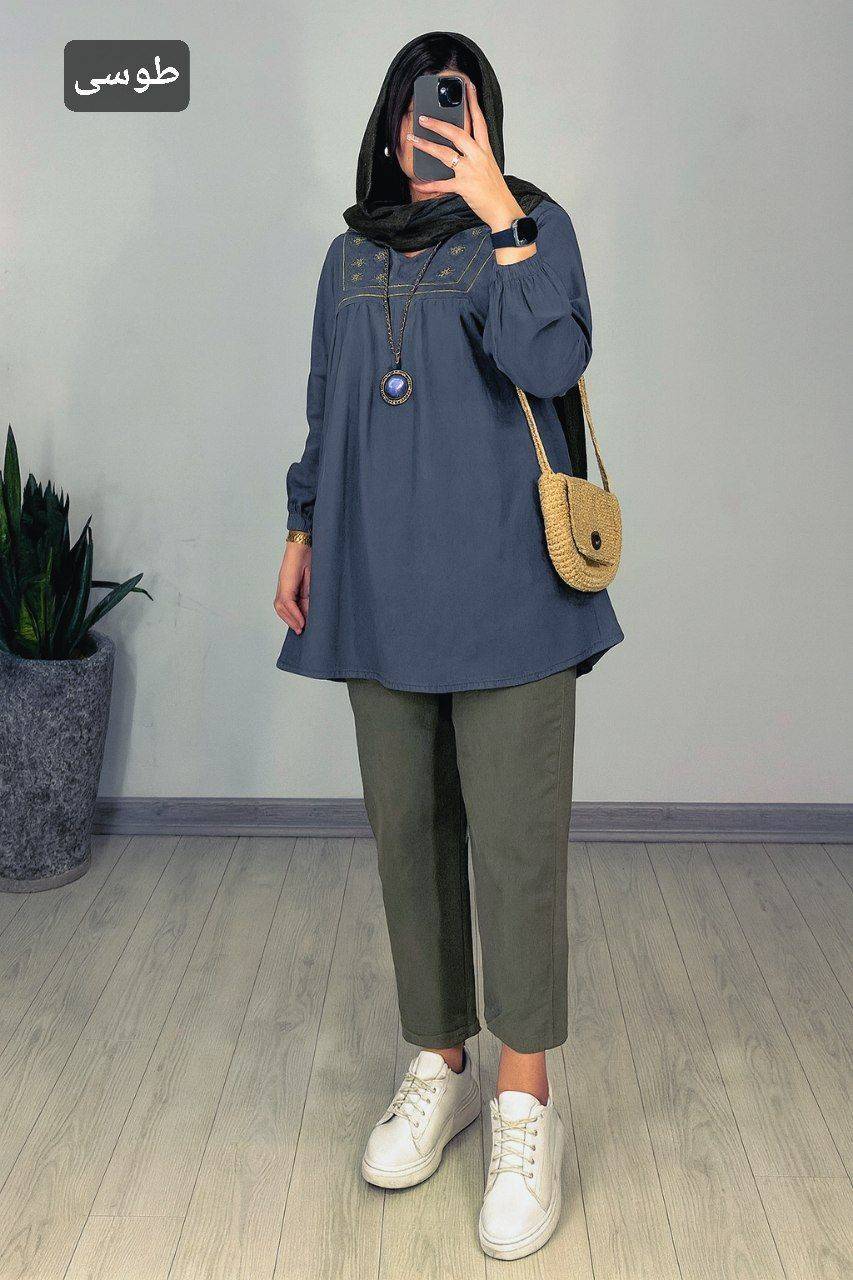 مانتو لنین ستایش دررنگبندی عالی 💜😎5940شایسته