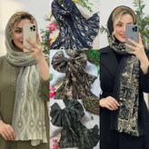 شال کریشه لوزی کیفیت بالا زیبا وخاص در رنگ بندی متنوع و جذاب 😍❤️ کد۶۸۷۷ ست شو