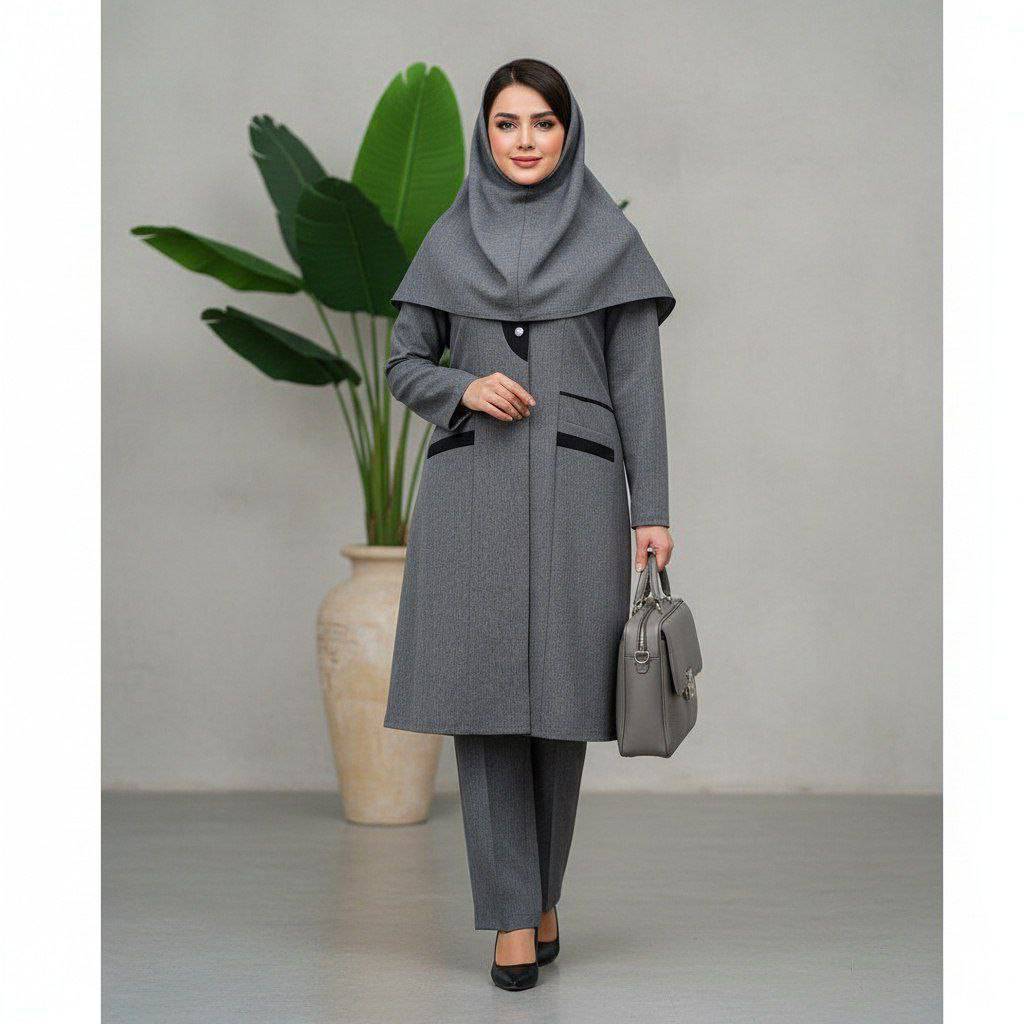 ست اداری در رنبگنبدی کیفیت عالی و پرفروش😍🧸#کد ترکیبی ساریگل