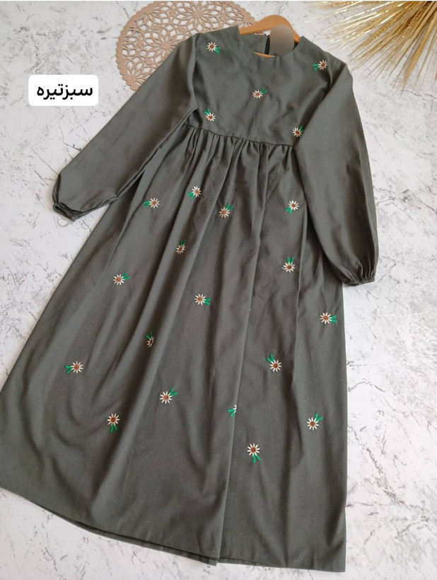 پیراهن لینن زیبا و خاص در رنگبندی و کیفیت عالی 😍🔥 کد#محیا ساریگل