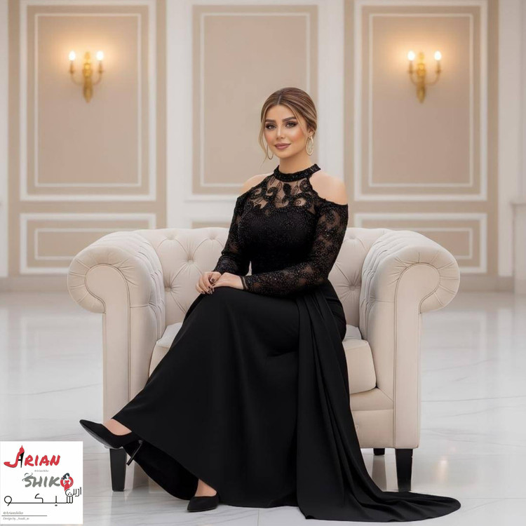 پیراهن مجلسی ترلان بسیار زیبا و پرفروش😍👌با تخفیف باور نکردنی به مدت سه روز😎کد622برلی