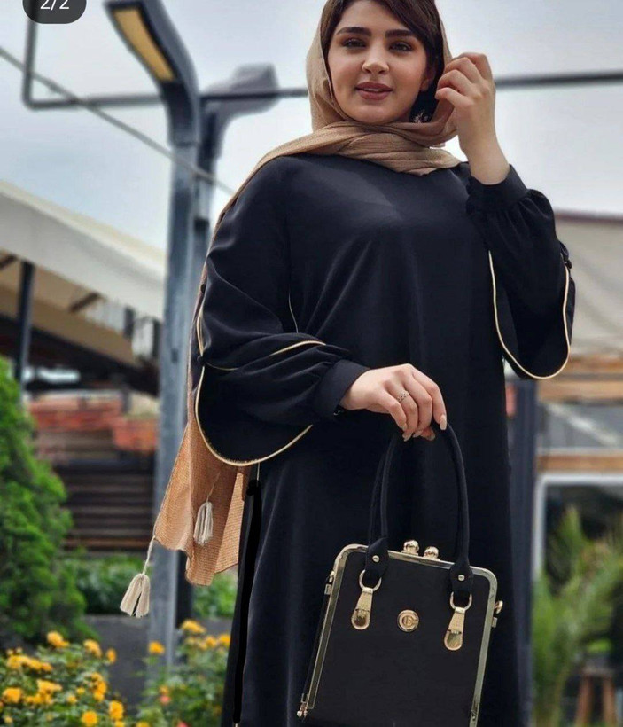 مانتو عبایی ستاره شیک و مجلسی ❤️✅7654گیسو