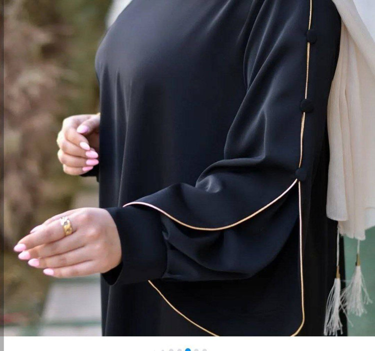 مانتو عبایی ستاره شیک و مجلسی ❤️✅7654گیسو