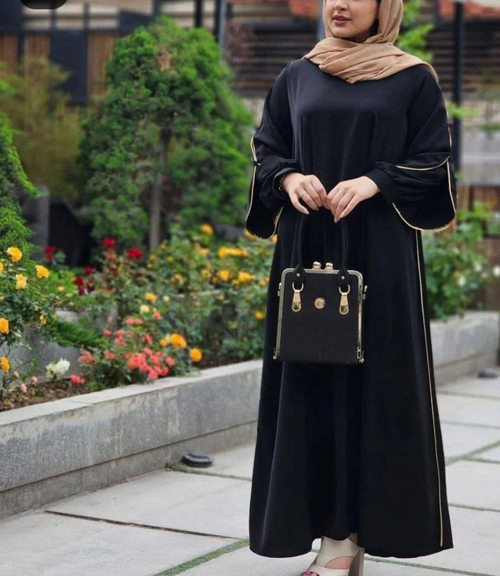 مانتو عبایی ستاره شیک و مجلسی ❤️✅7654گیسو