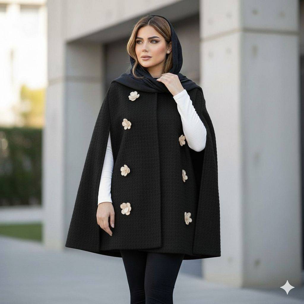 مانتو پانچ غزاله شیک ودلبر ❤️✅3059گیسو