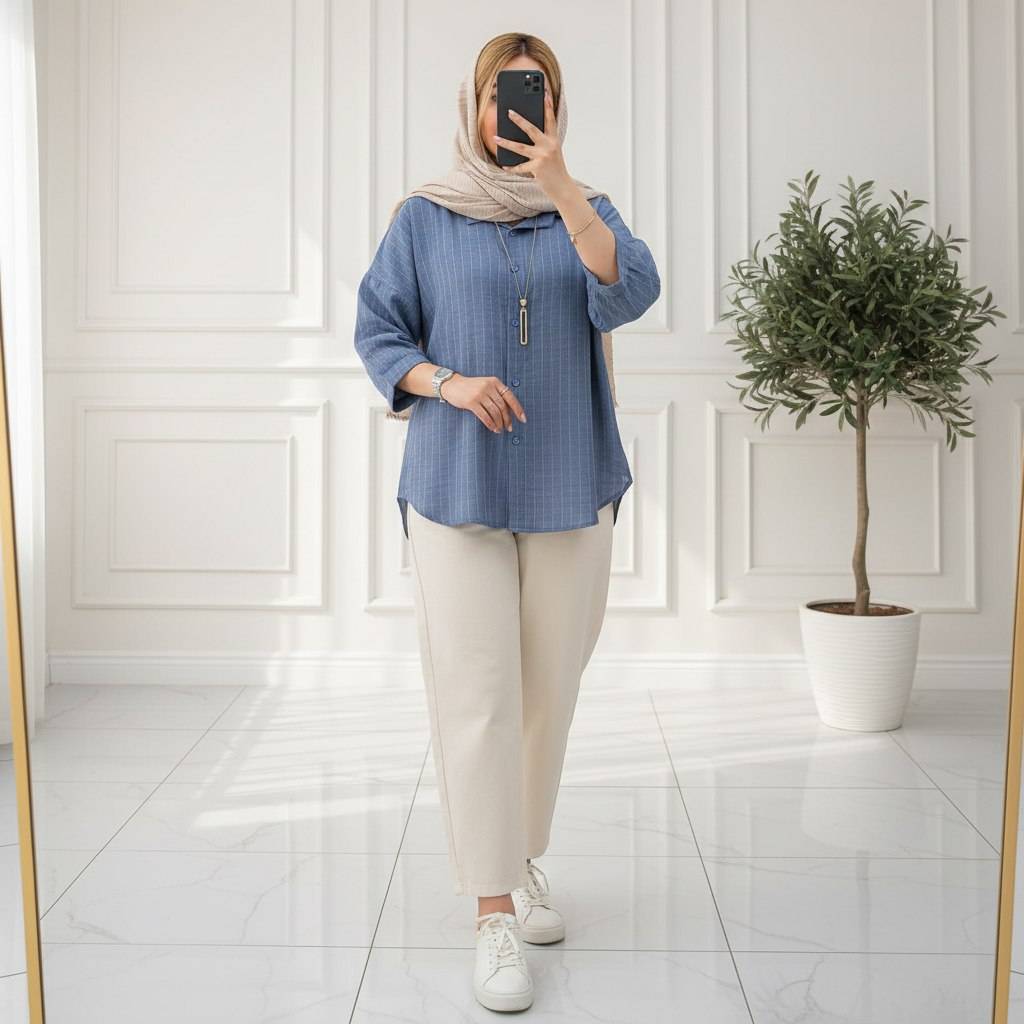 شومیز مانتویی مریلاکیفیت عالی❤️✅ساتین