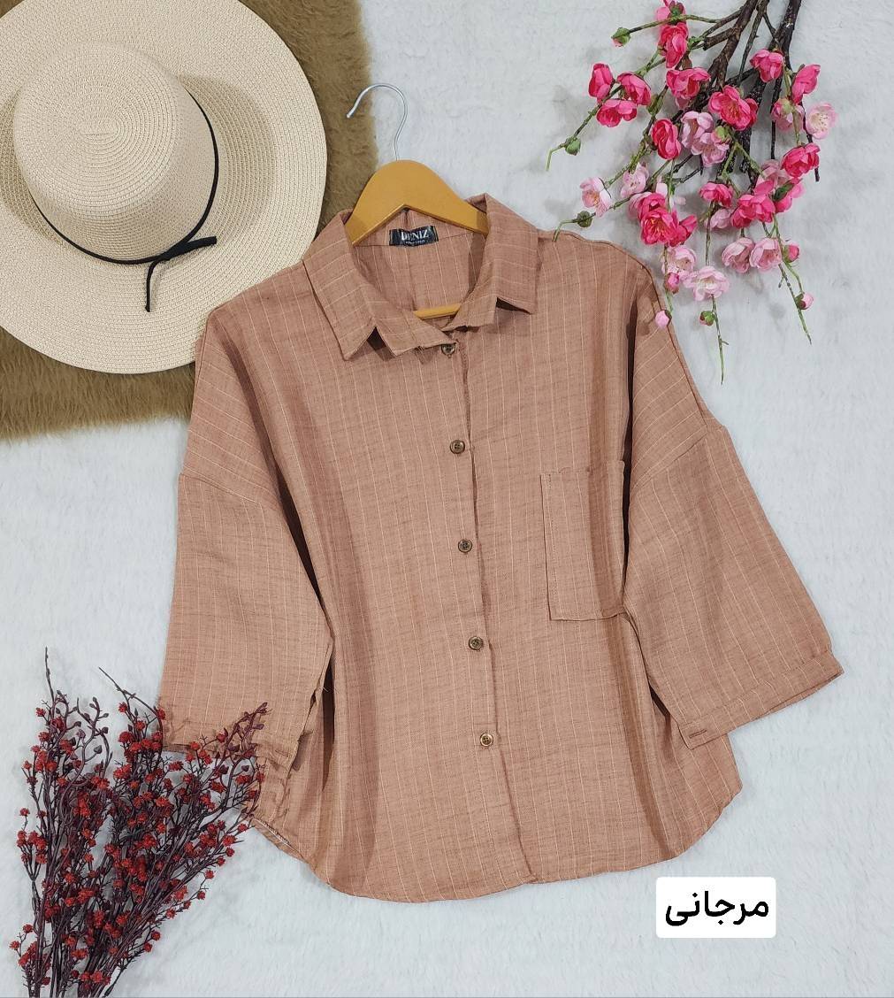 شومیز مانتویی مریلاکیفیت عالی❤️✅ساتین