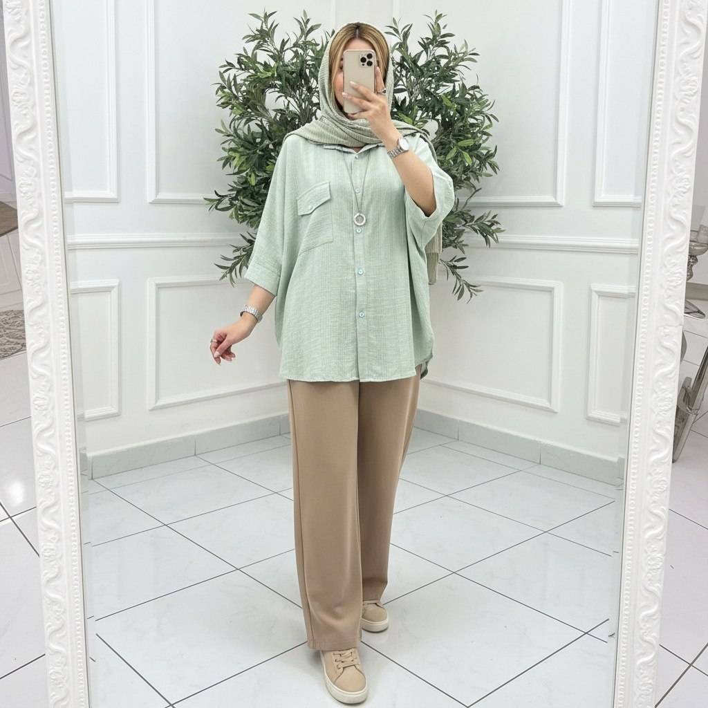 شومیز پانچ جیب نما آندیا در رنگبندی عالی 😍✅ساتین