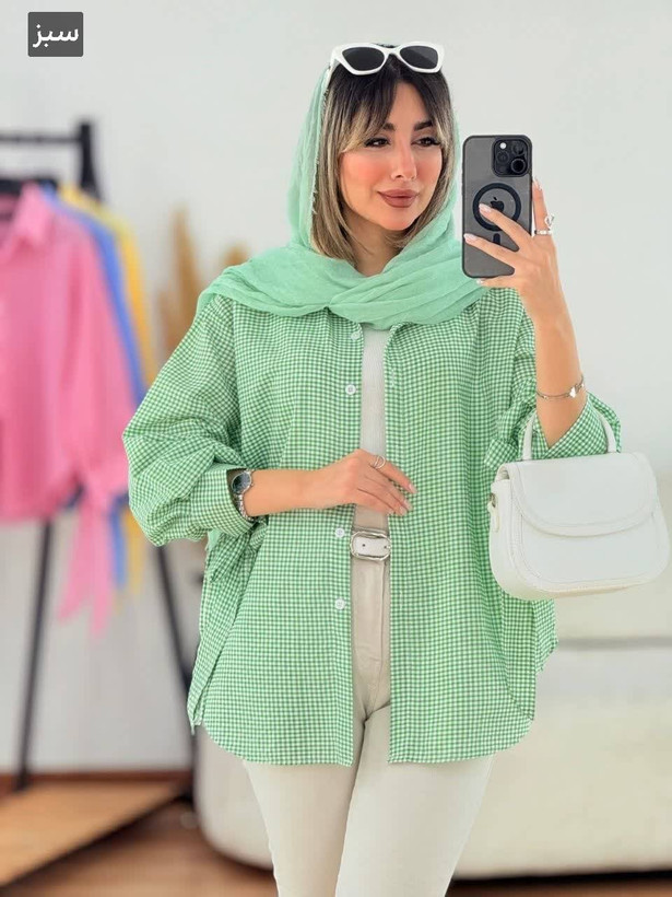 مانتو آستین گره ای نهال زیبا و شیک 😍✅ 10645شایسته