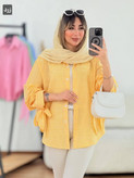 مانتو آستین گره ای نهال زیبا و شیک 😍✅ 10645شایسته