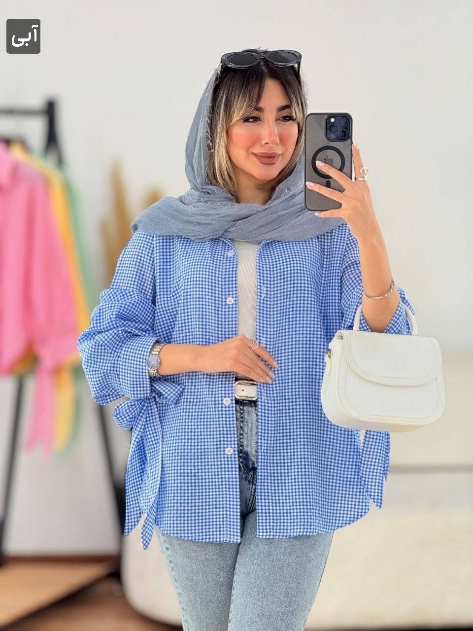 مانتو آستین گره ای نهال زیبا و شیک 😍✅ 10645شایسته