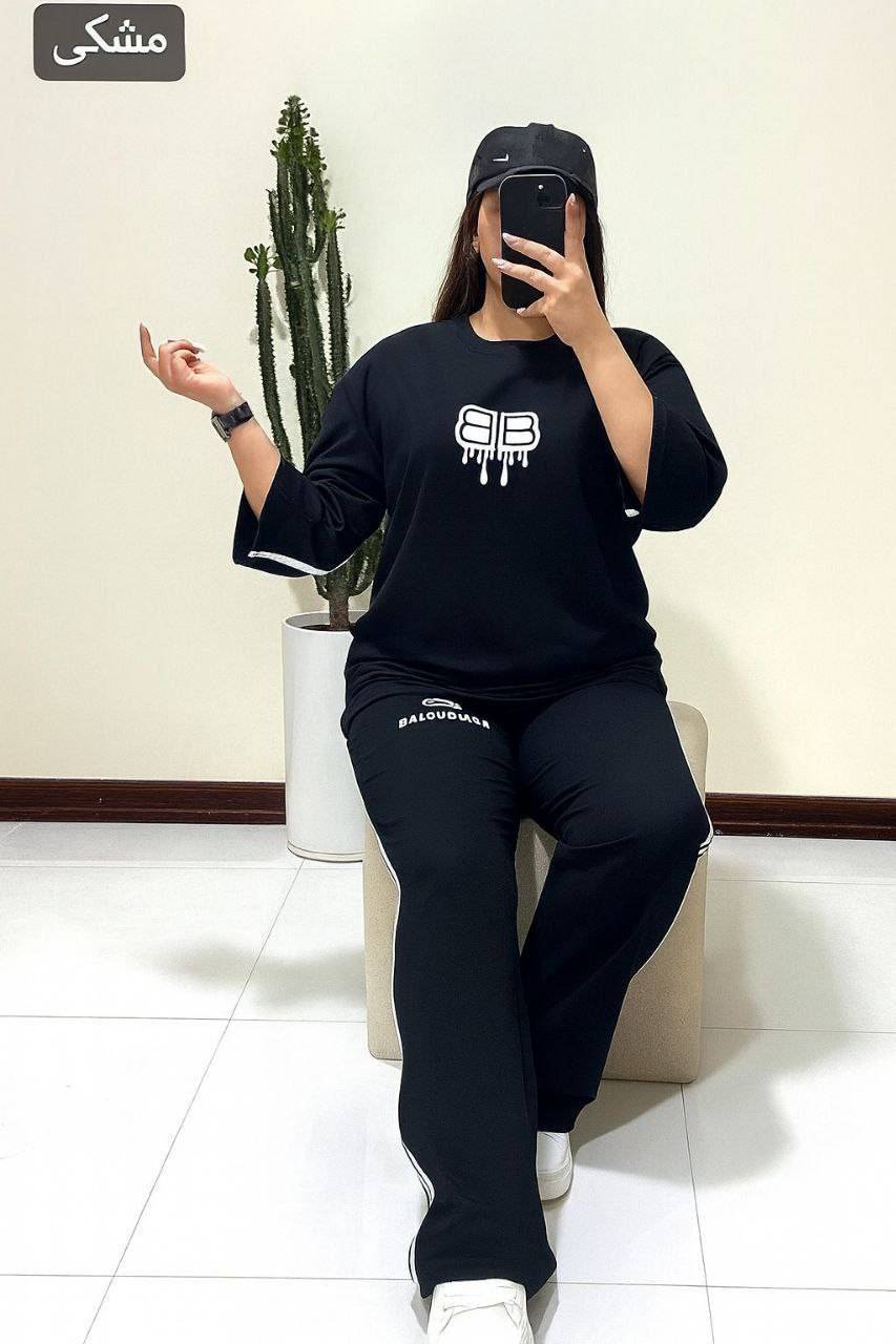 ست تیشرت و شلوار BBزیبا و شیک❤️😍11696شایسته