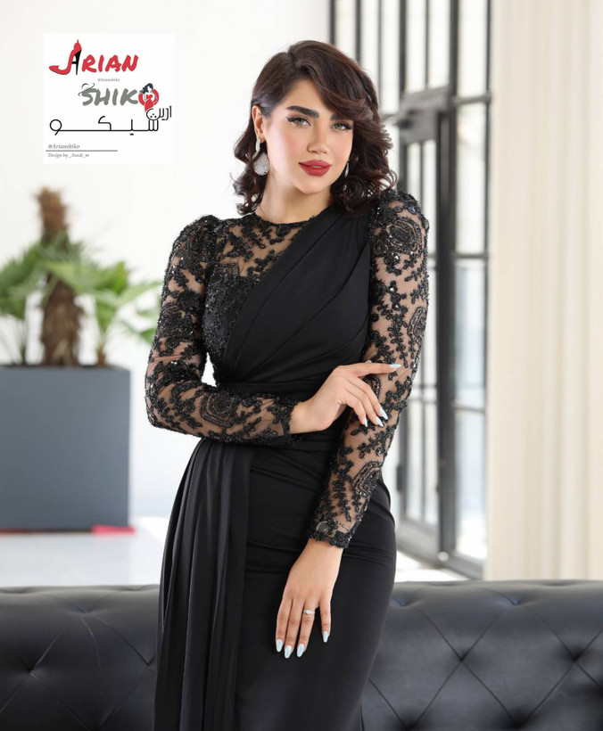 پیراهن مجلسی پرفروش دلا🤩شیک و مجلل🫣ارسال 5روز پس از ثبت⭕کد145برلی