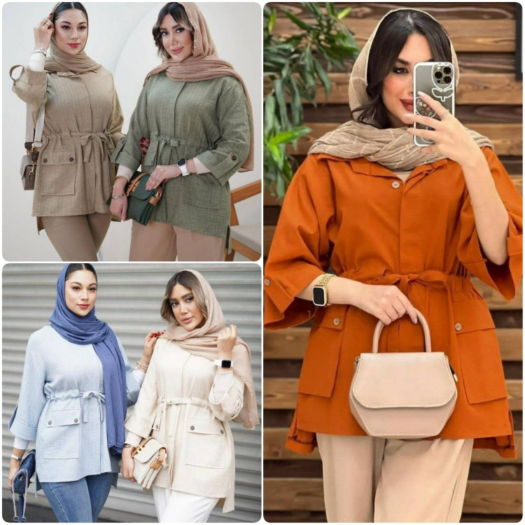 مانتو زیبا و شیک شوکا😍✅11686الیشکا