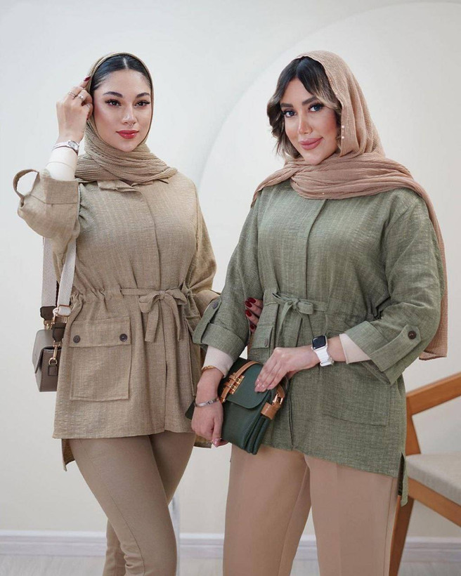 مانتو زیبا و شیک شوکا😍✅11686الیشکا