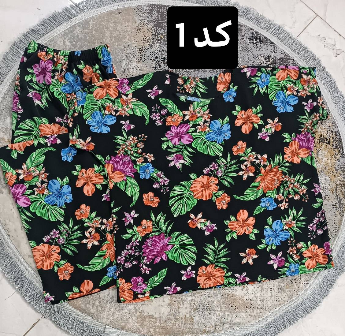 ست راحتی خانگی گلبرگ زیبا و راحت در رنگ بندی 🌈 🌈 الیزه