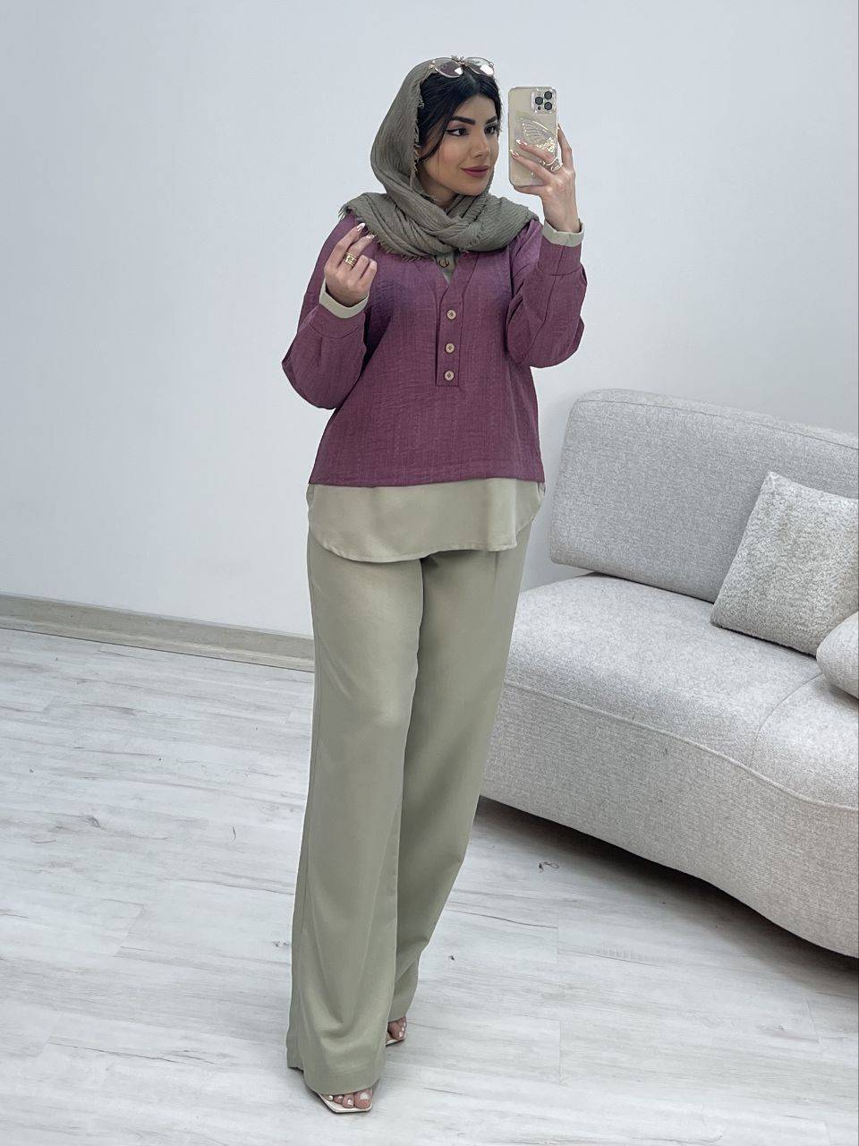 ست شومیز و شلوار ملکه زیبا و مجلسی 😍✅9287الیشکا