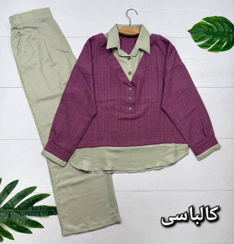ست شومیز و شلوار ملکه زیبا و مجلسی 😍✅9287الیشکا