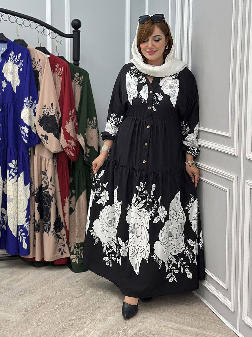 پیراهن ساحلی بهناز زیبا شیک ❤️✅3680الیشکا