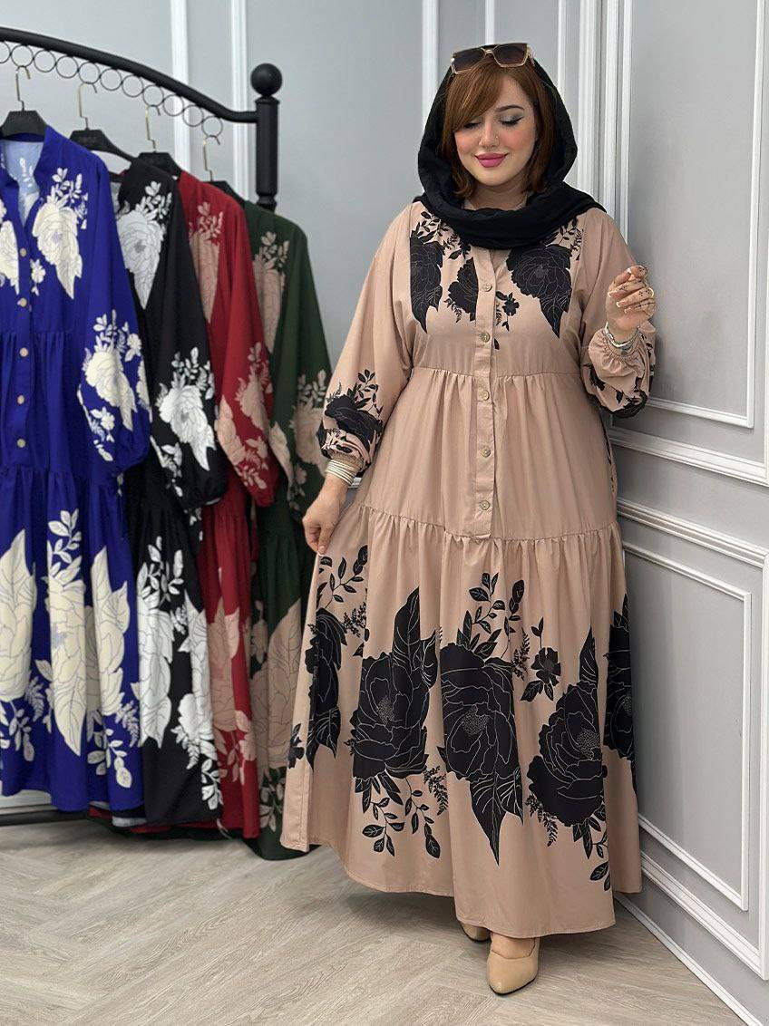 پیراهن ساحلی بهناز زیبا شیک ❤️✅3680الیشکا