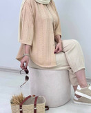 شومیز مراکشی ترانه تنخوری شیک و زیبا🥰🎀کد 9405 ترانه