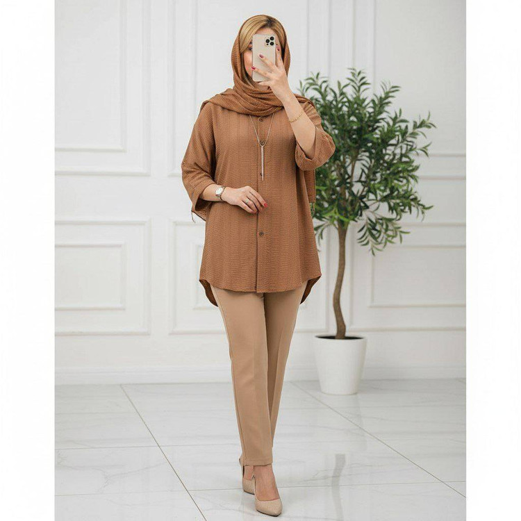 شومیز مانتویی کوک دوزی شیک و دلبرر ❤️✅89494ساتین
