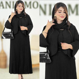 کت وسارافون آواتار زیبا وشیک تنخور عالی تکرنگ مشکی 🎀🎀🎀کد۱۲۴۵۳ راشین