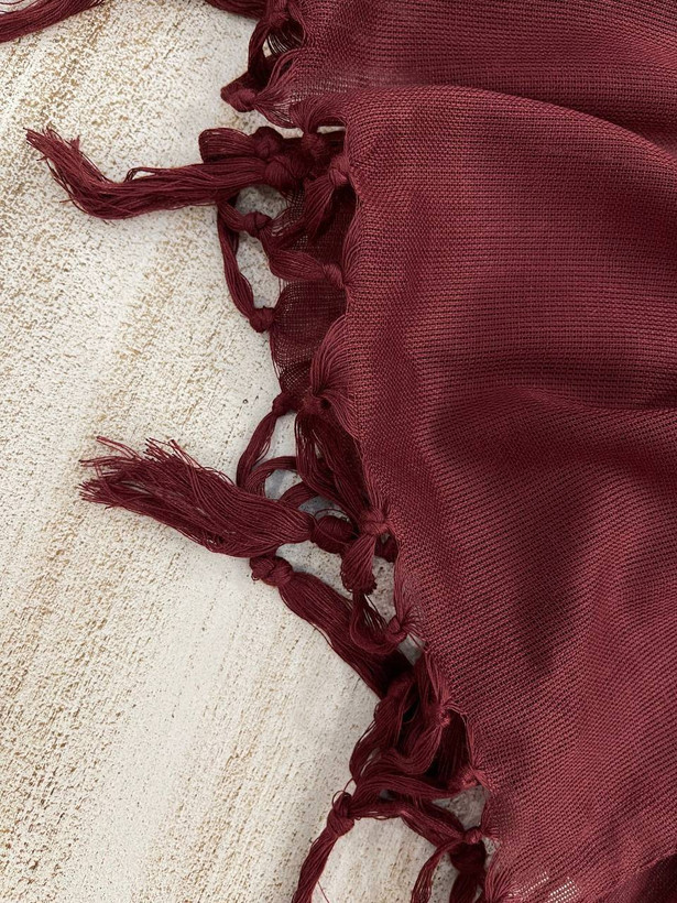 شب نخی تک رنگ زرشکی🫀🎀کد 6814 ترمه