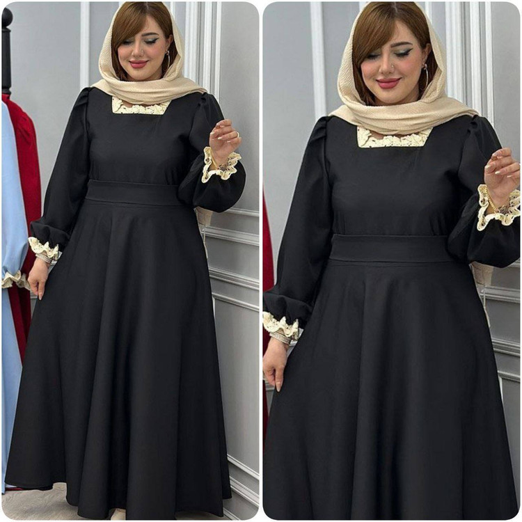 پیراهن یقه گیپور شهرزاد کیفیت عالی کد 12219الیشکا