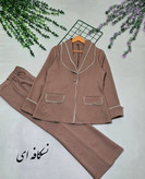 کت شلوار مغزی دوزی آتنا تنخور شیک و زیبا 🫀❤️کد481 آدراپانا