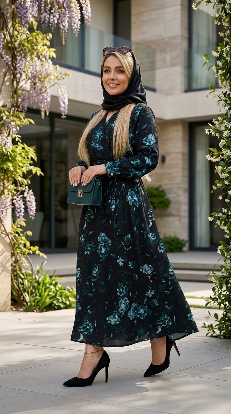 پیراهن مجلسی حریر در رنگبندی و کيفيت عالی 😍🌈کد10016 دلتا