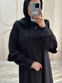 مانتو عبایی رضوانه با کیفیت عالی کد 4109 امیگ