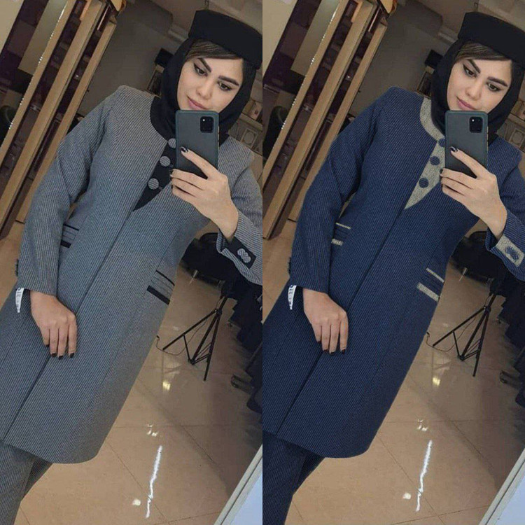 مانتو و شلوار اداری حورا 😍✅4053 آمیگل