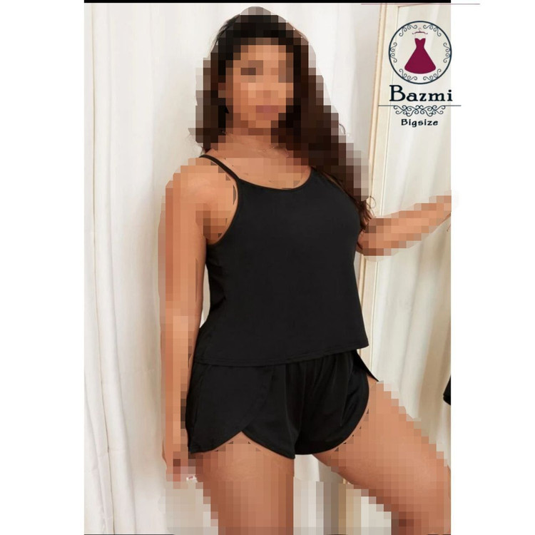 ست تاپ شورتک ویسکوز صد درصد ۴۴۱۰بزمی💯💞🌈🛍