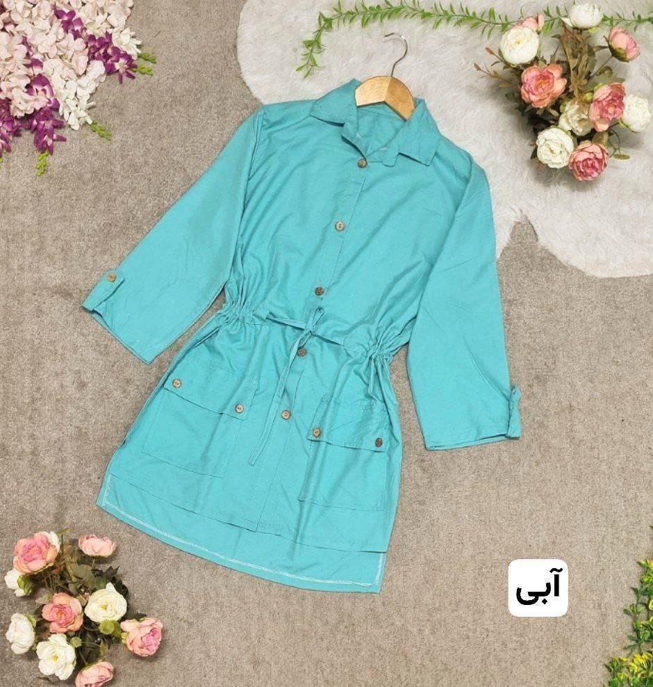 مانتو بهارک با جنس داکرون ۴۳۳۶۳ 💯🌈💞🛍نفس