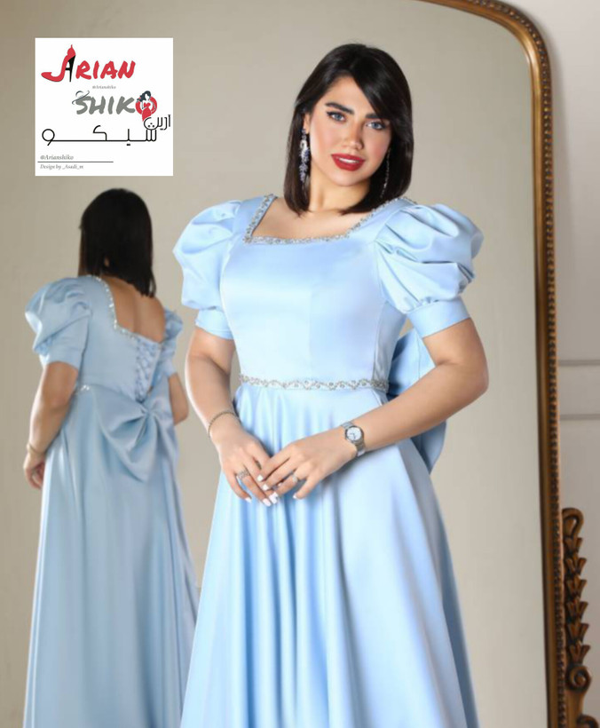 پیراهن مجلسی بسیار پرفروش رونیکا🤩🎀در سه رنگبندی بسیار شیک😎کد410برلی