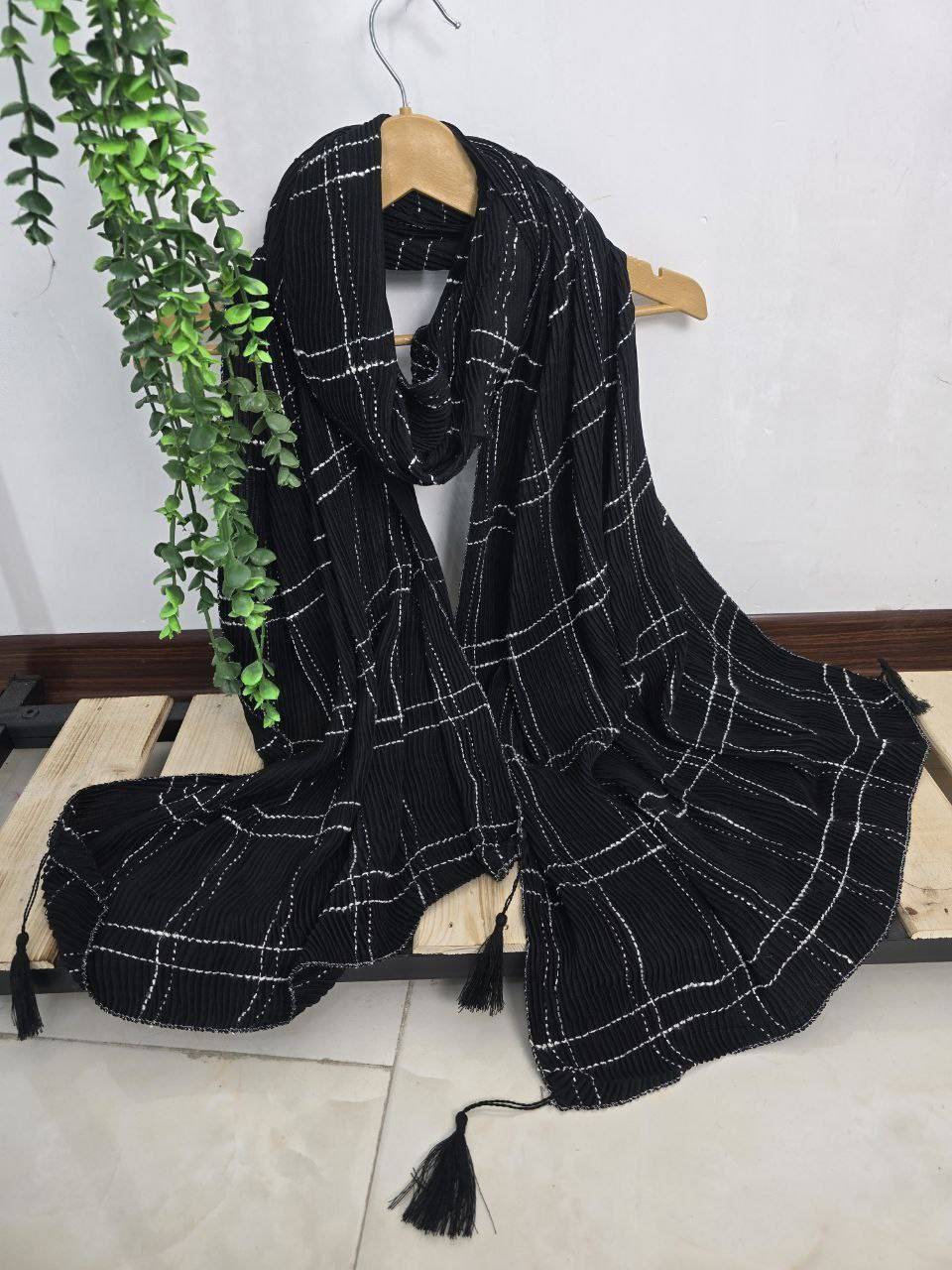 شال کوکی کریشه کوک دوخت کیفیت درجه یک تکرنگ 😍😍😍کد۶۶۵۱ ستشو