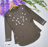 تونیک زیبا شکوفه در رنگ بندی کد 5624 ماه بانو✅🛍️