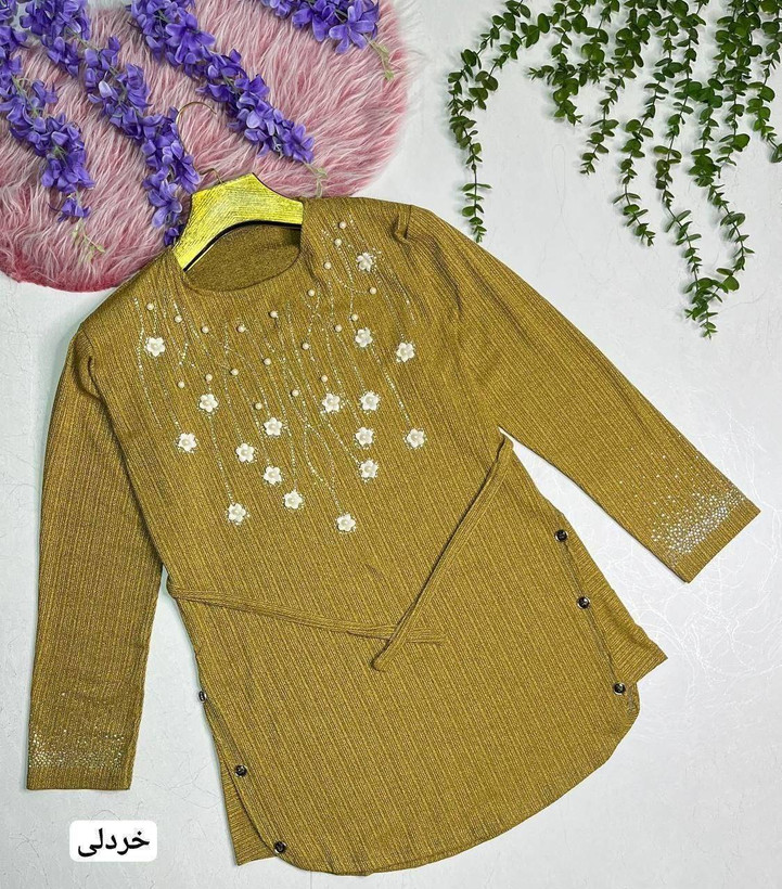 تونیک زیبا شکوفه در رنگ بندی کد 5624 ماه بانو✅🛍️